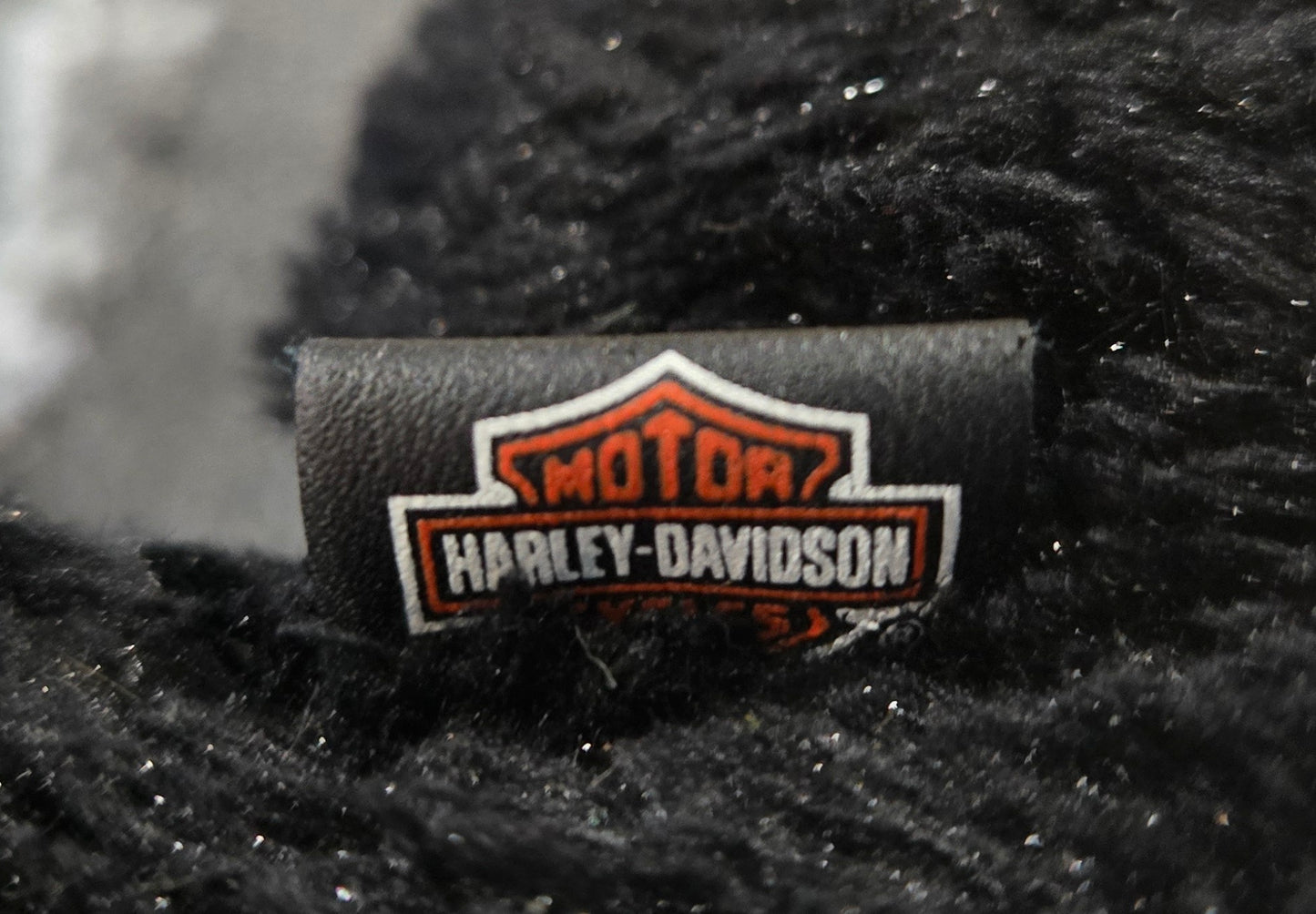 Harley Davidson Black Plush Dog - 2005