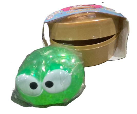 Hello Kitty Glitter Dumpling - Green Frog - NEW - Opened