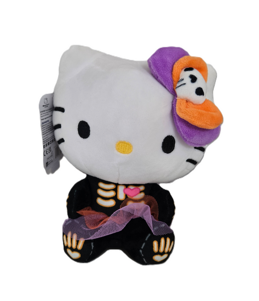Hello Kitty Skeleton Halloween Plush