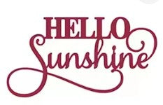 Hello Sunshine Mini Die