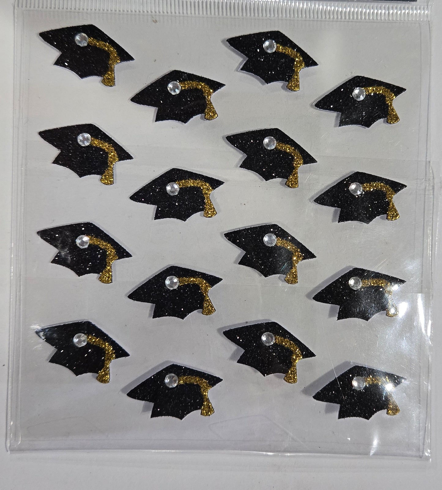 Graduation Glitter Gemstone Stickers