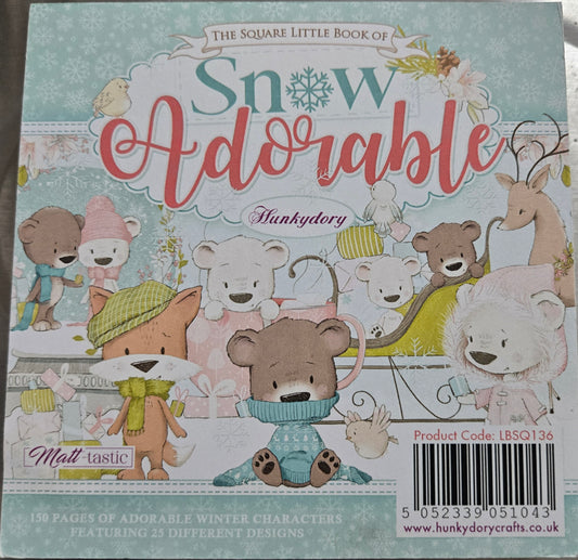 Hunkydory Snow Adorable Square Paper pad