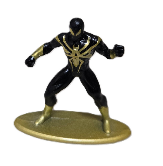 Marvel Iron Spider Black Gold Metal Diecast Figure