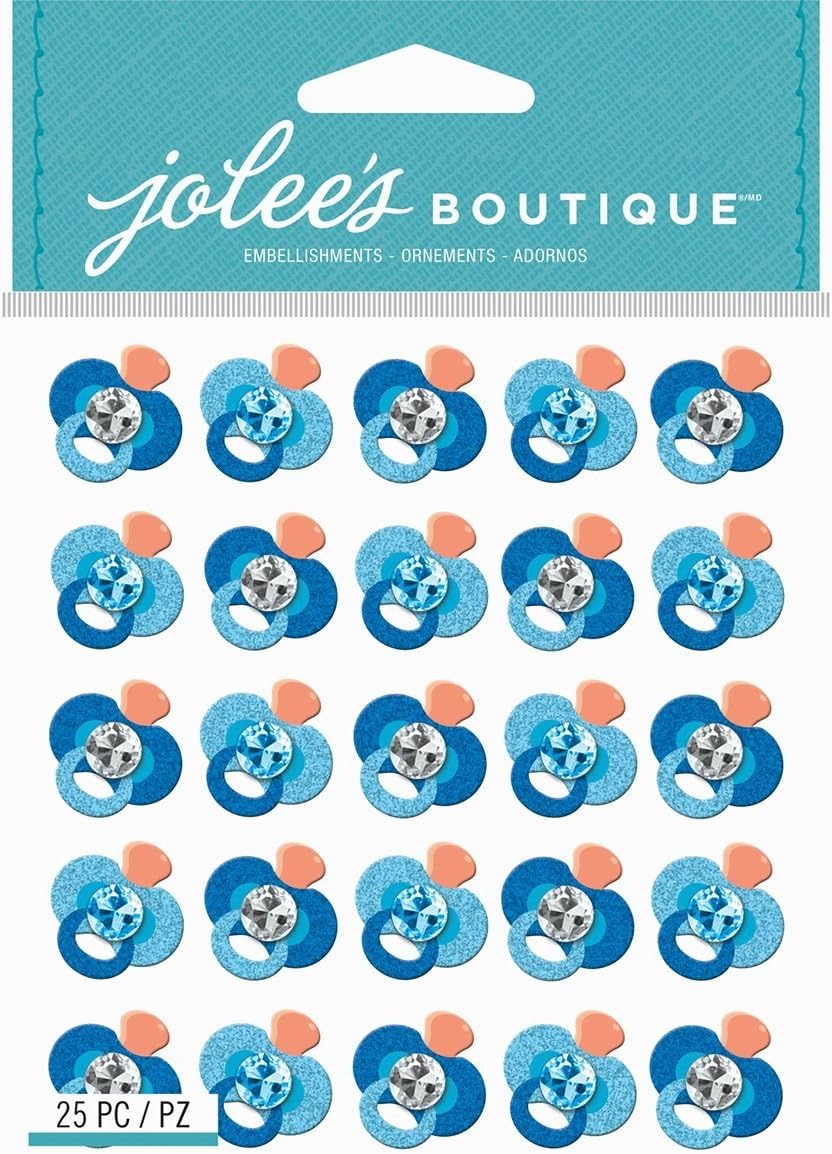 Baby boy pacifier 3d Stickers by Jolees