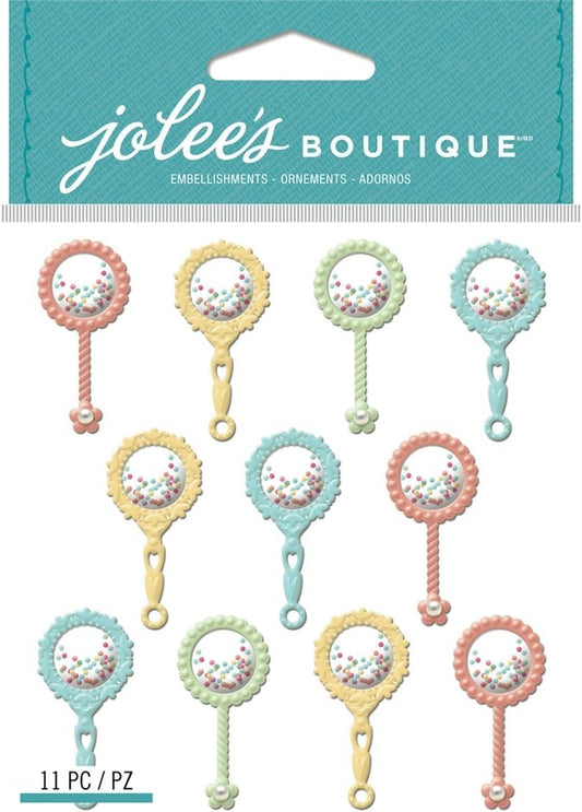 Jolees Baby Rattles Stickers