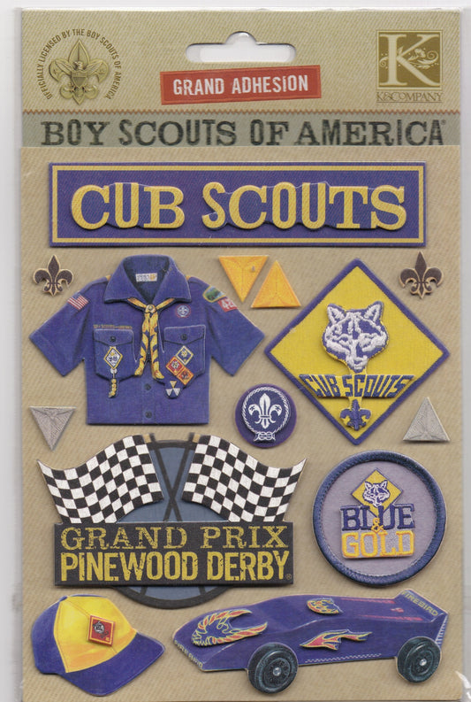 K&Co Cub Scout 3d Stickers