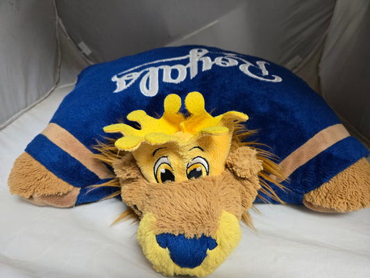 Kansas City Royals Mascot Slugger Lion Pillow Pet Pal - USED