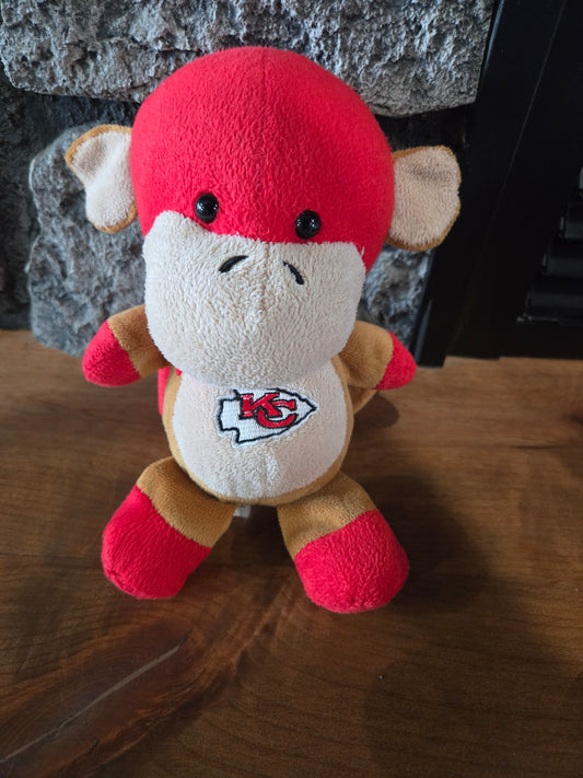Kansas City Chiefs Super Hero Monkey Plush