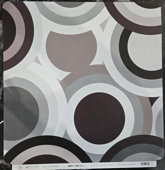 KI Memories Black Geode Textured Cardstock