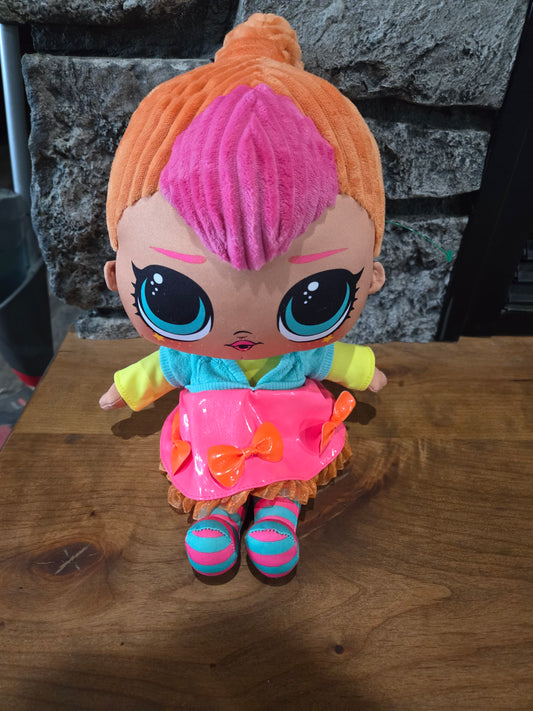 LOL Neon QT Huggable Plush Stuffed Doll 16 Inch