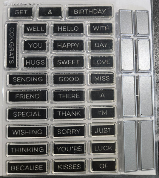 My Favorite Things Sentiment Stamps and Dies Set