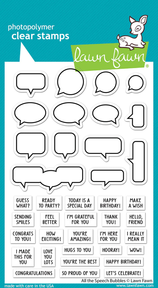 Lawn Fawn All the Speech Bubbles Stamp Set