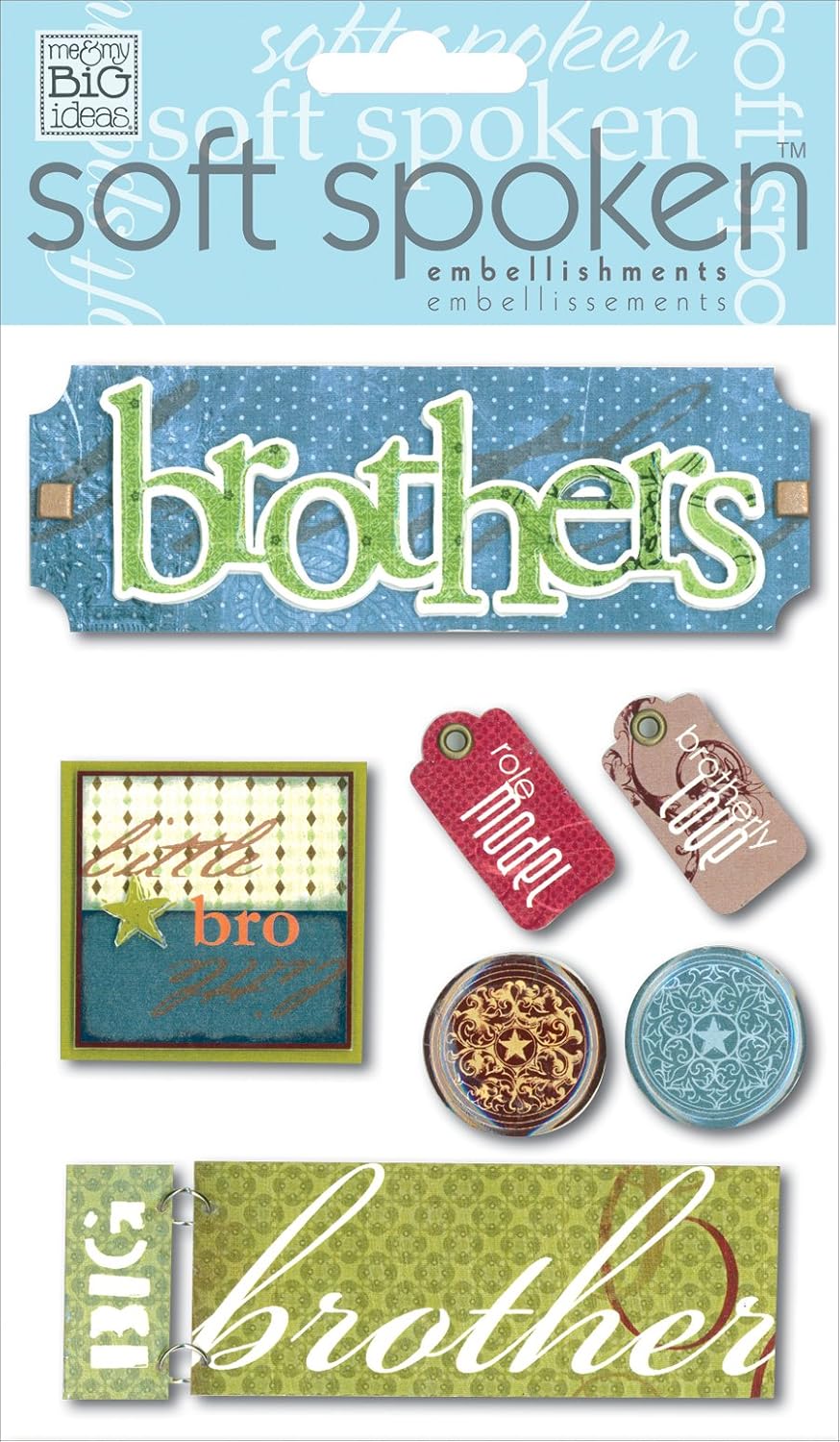 MAMBI Soft Spoken Brothers 3d Stickers