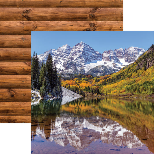 rocky Mountains - Mountains Calling Scrapbook paper