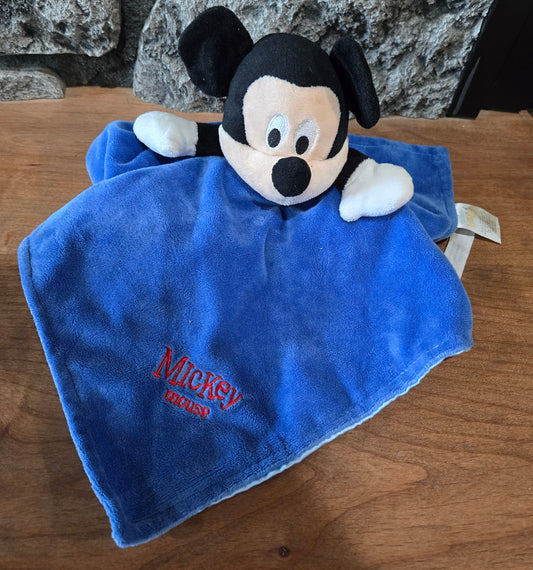Mickey Mouse Plush Lovey Security Blanket