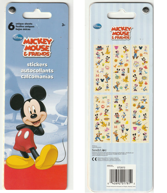 Mickey Mouse Flip Sticker Book
