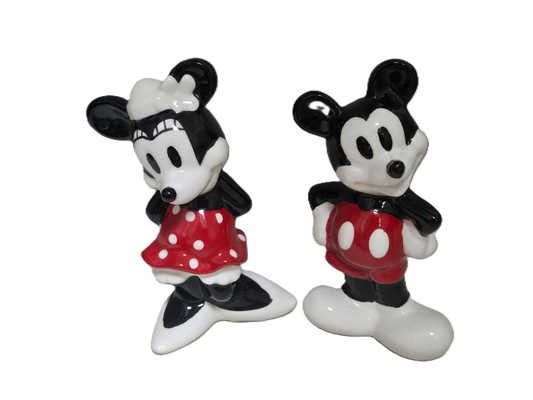 Mickey and Minnie Mouse Salt and Pepper Shakers