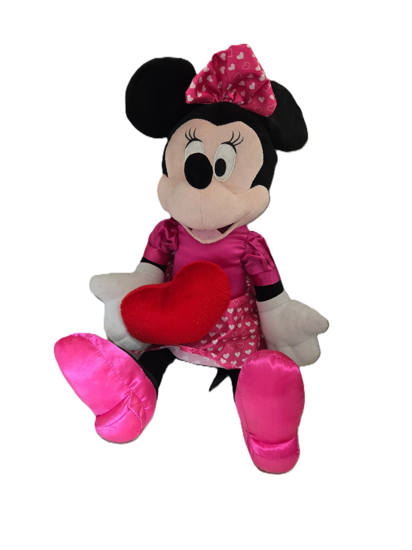 Minnie Mouse Pink Heart Plush 19 Inches
