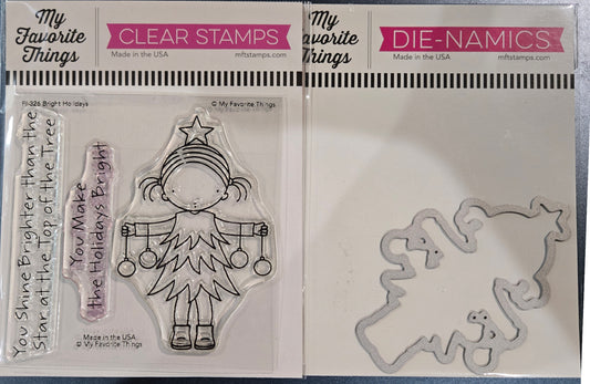 My Favorite Things Bright Holidays Stamps and Dies Set