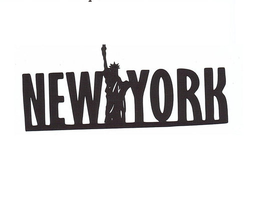 New York Die Cut Title