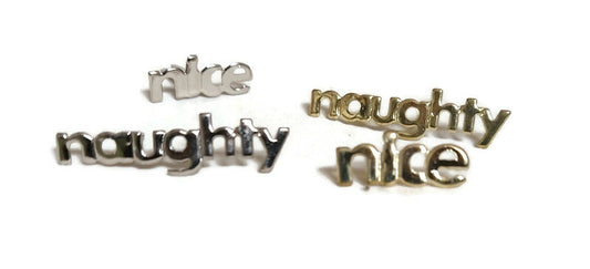 Naughty and Nice Word Brads