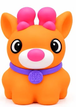 Needoh Squisher Reindoh Orange Squishy Toy