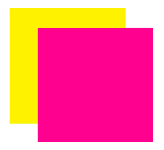 Neon Pink and Yellow Solid Color Cardstock Paper