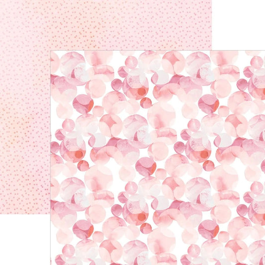 Pink Polka Dot Watercolor Paper by Paper House