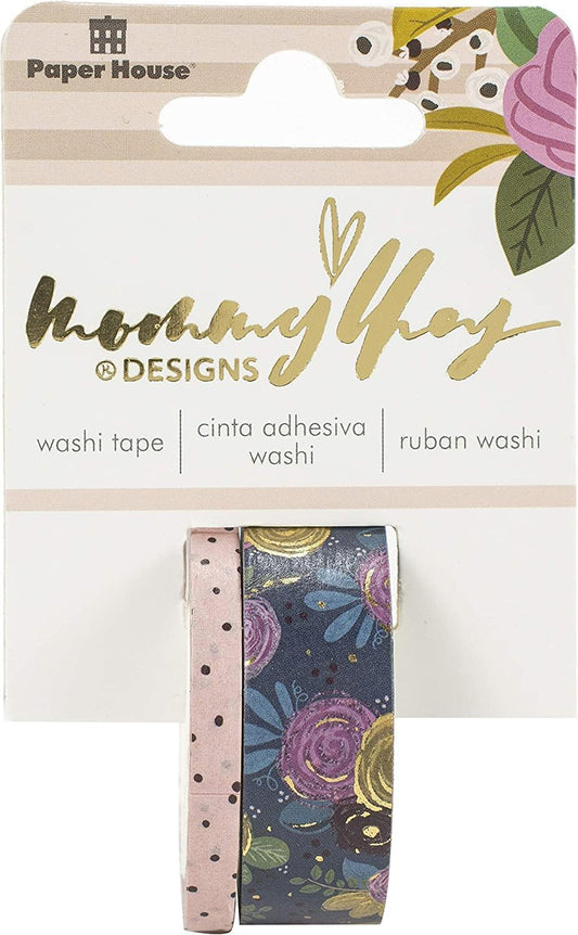 Blush Floral Washi Tape