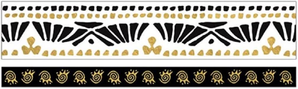 Karambee Carved Canoes Set of 2 Foil Accent Washi Tape Rolls