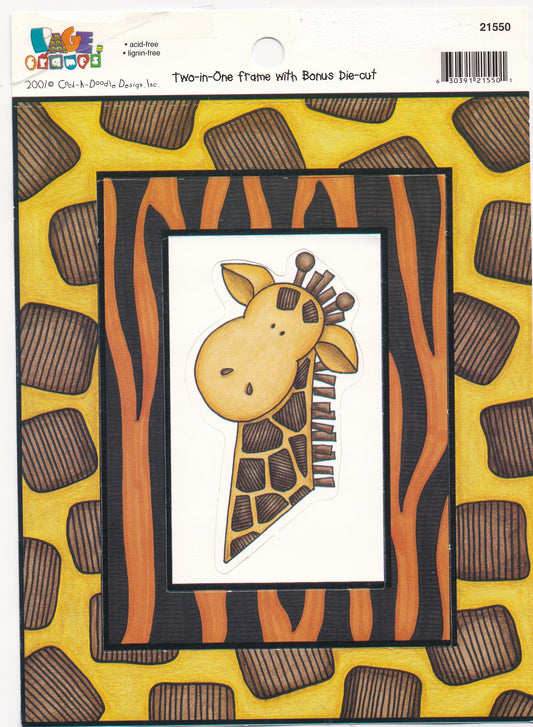 Zoo Animal Print Page Frames Set