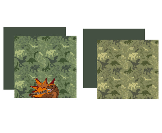 Animal Kingdom Dinosaur Ride Scrapbook paper