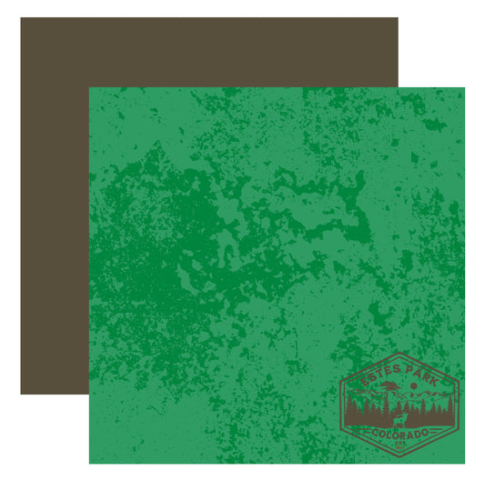Estes Park Colorado Scrapbook Paper