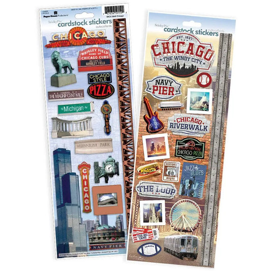 Chicago Stickers Set
