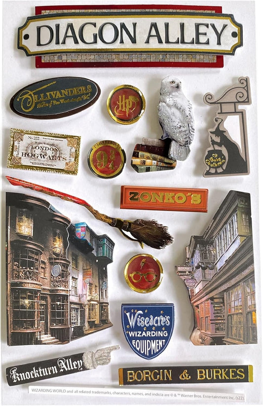 Harry Potter Diagon Alley Stickers