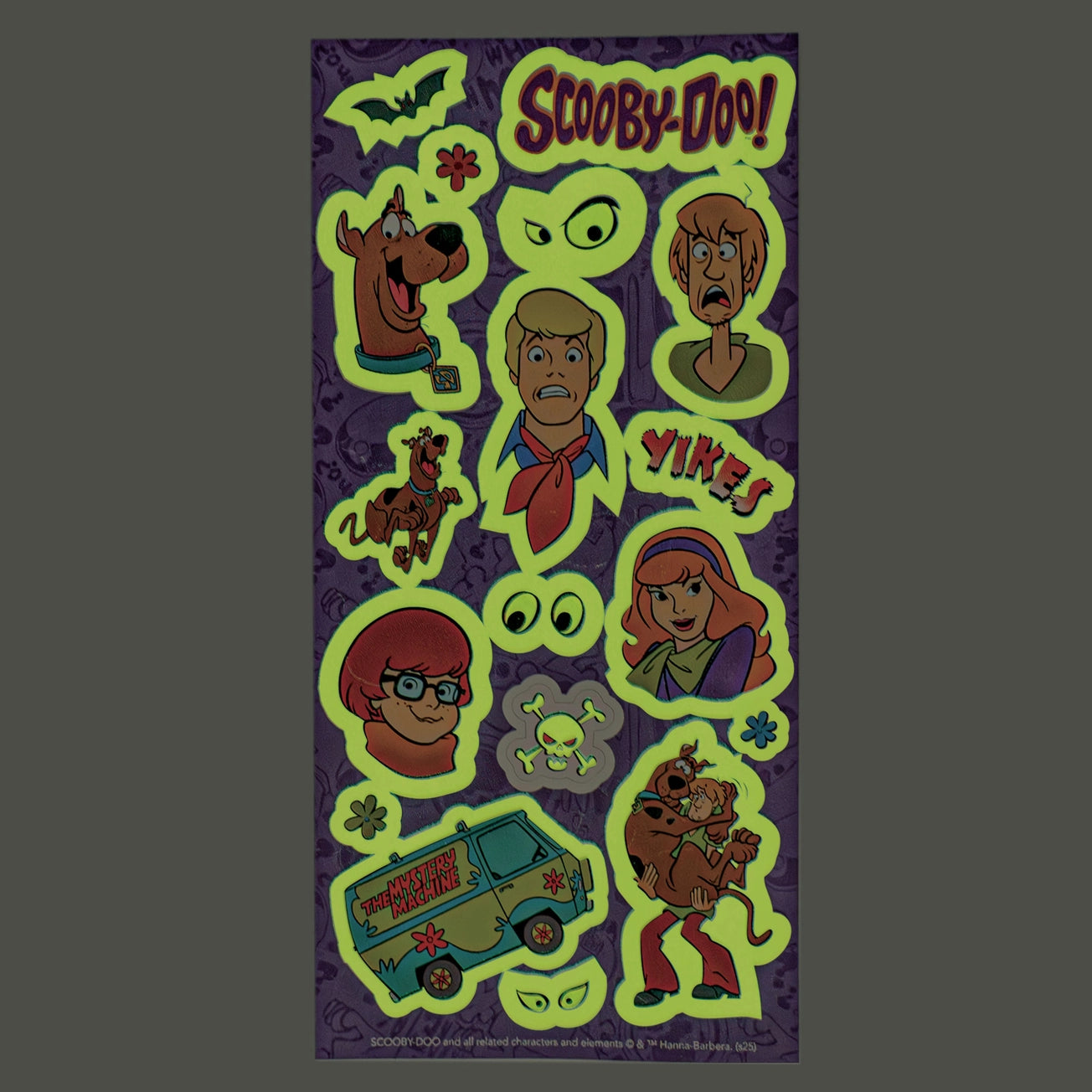 Scooby Doo Glow in the Dark Stickers