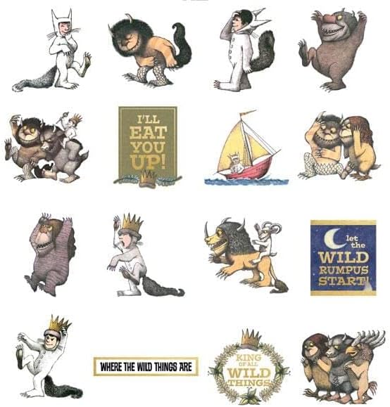 Paper House Where the Wild Things Are Die Cut Stickers