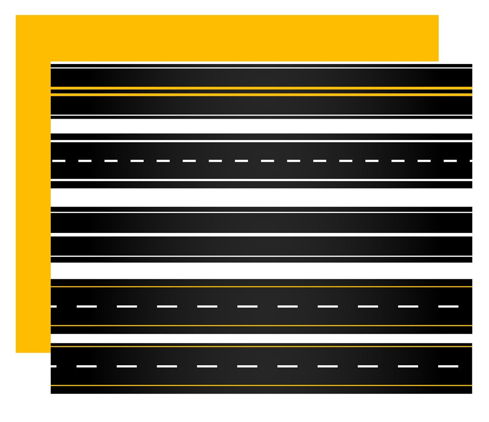 Road Cut Aparts Scrapbook Paper