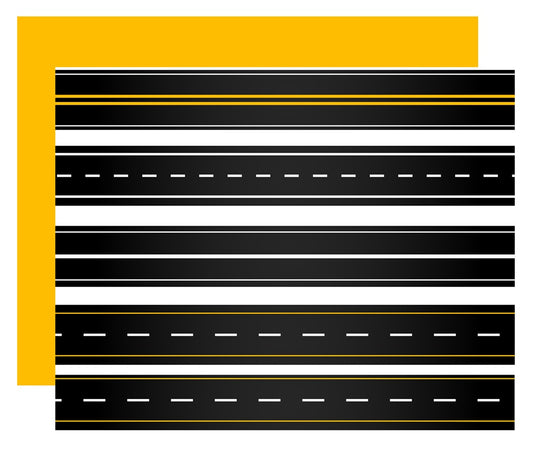 Road Cut Aparts Scrapbook Paper