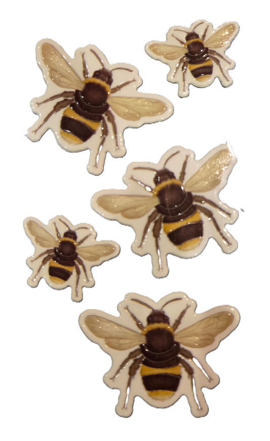 Puffy Bee Stickers
