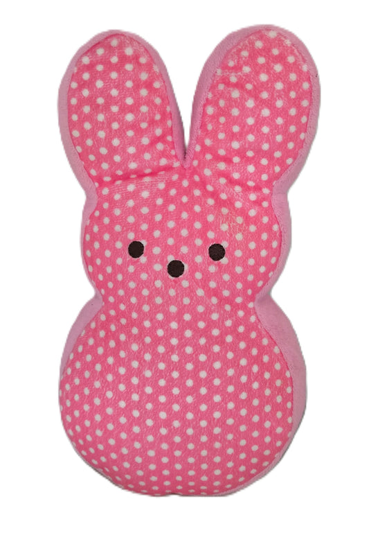 Pink Polkadot Plush Peeps Bunny