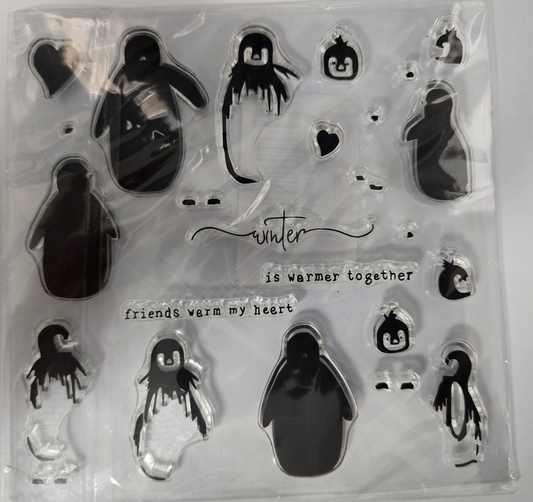 Layered Penguin Stamp Set