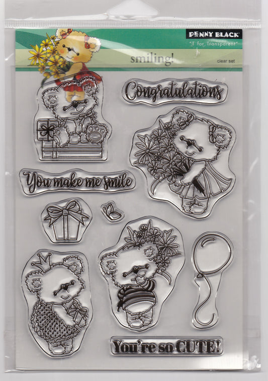 Smiling Stamp Set by Penny Black