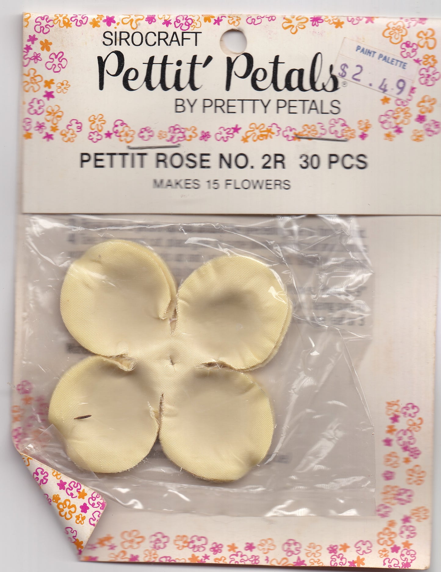 Pettit Petals Cream/Light Yellow Petals