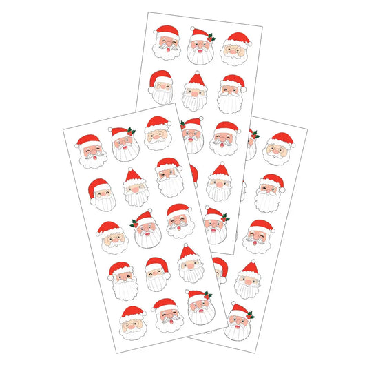 Santa Clause Face Stickers