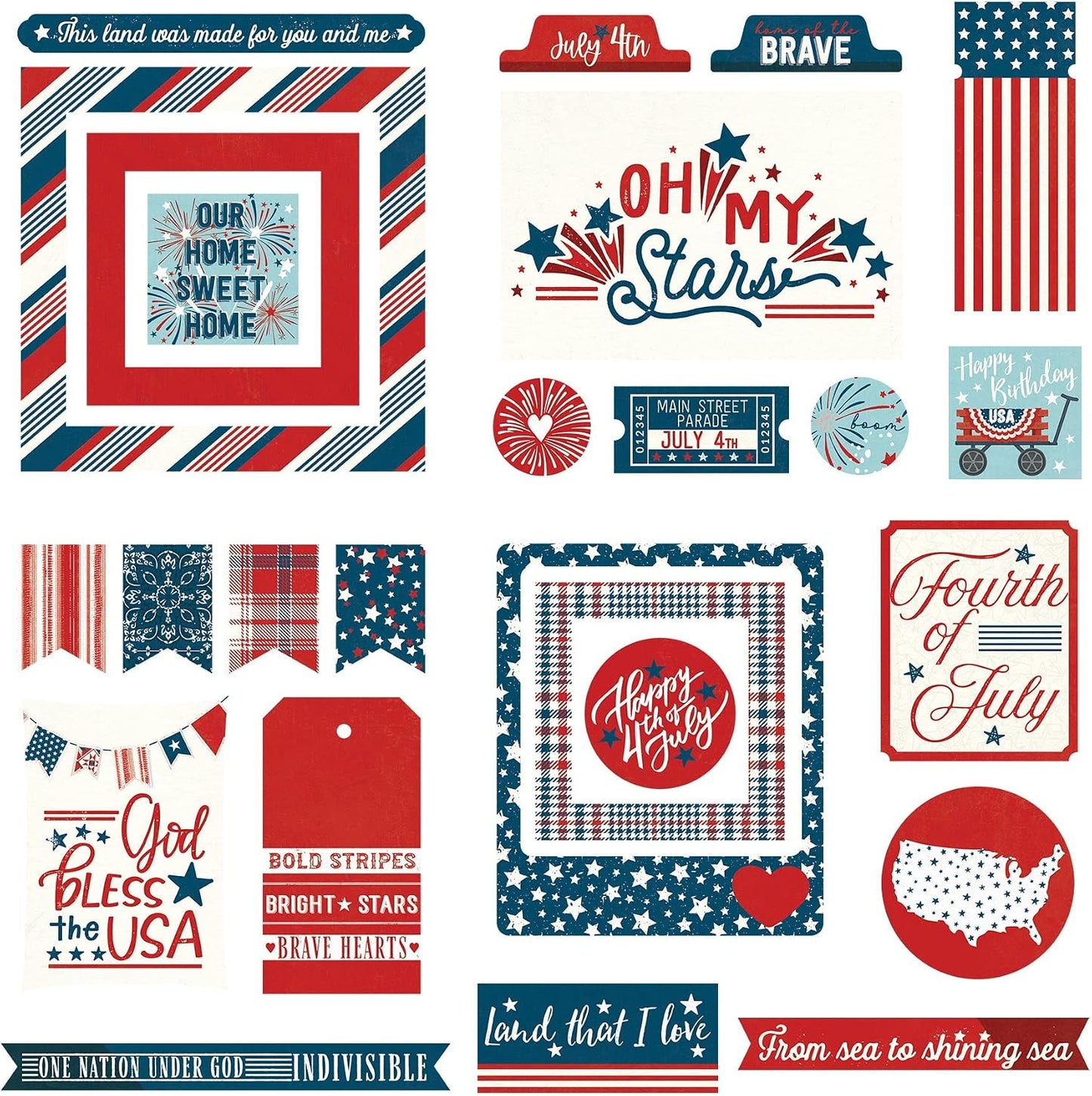 Stars and Stripes Patriotic ephemera by Photo Play