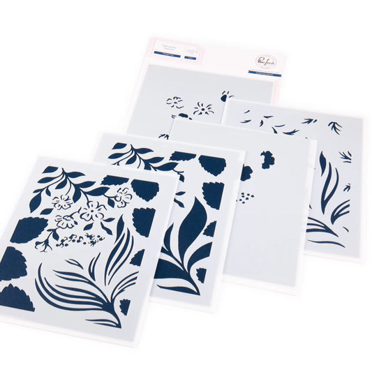Pinkfresh Foliage Flair Layered Stencil Set