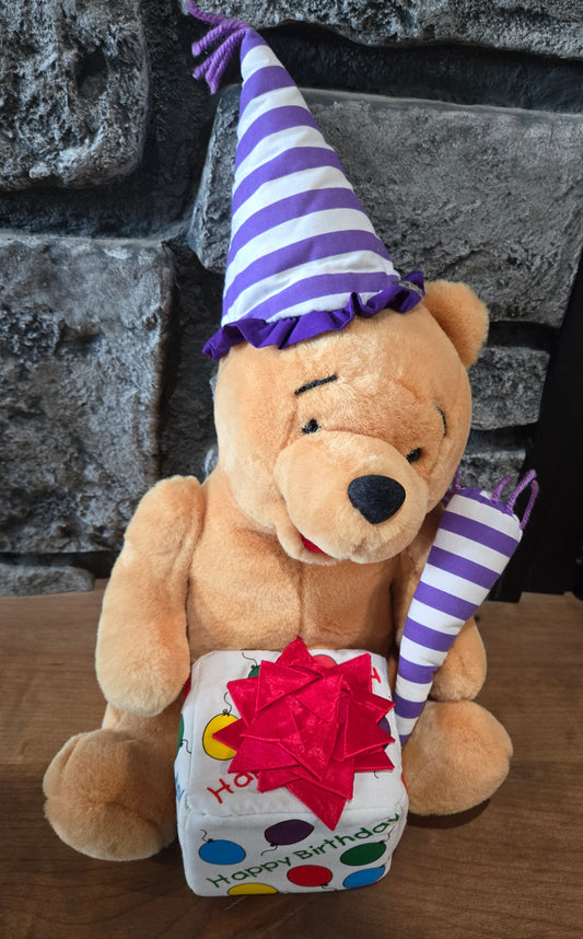Vintage Winnie the Pooh Birthday Plush