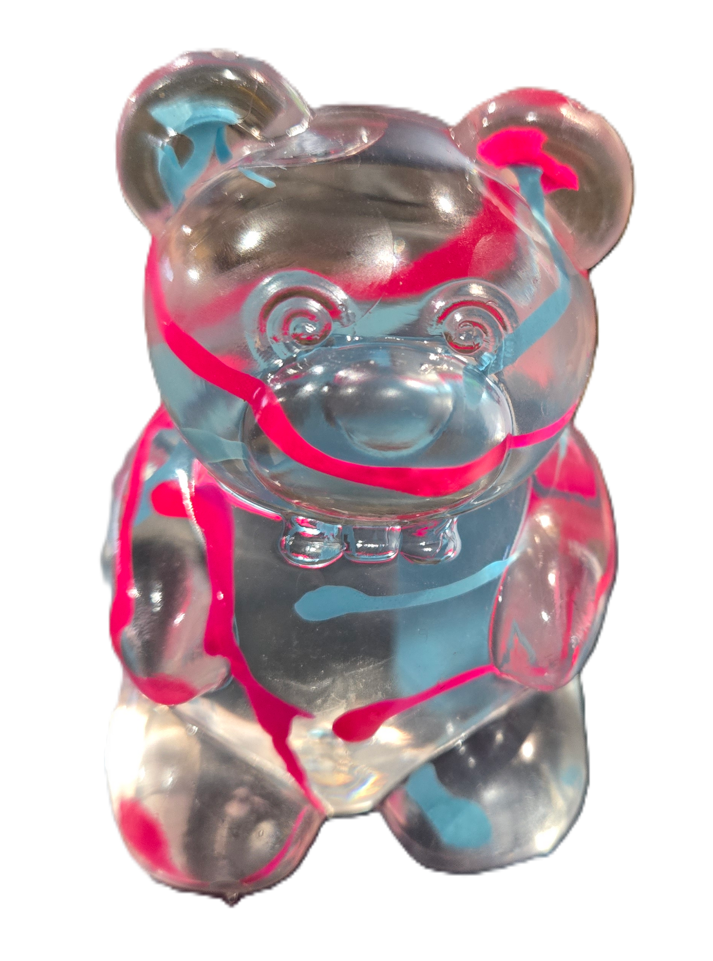Gummy Bear Squishy Swirl Pink Blue