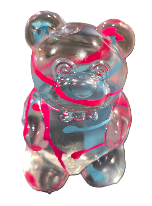 Gummy Bear Squishy Swirl Pink Blue